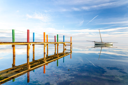 Ponton et Barque Catalane
